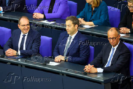 Swearing-in ceremony of new cabinet, in Berlin