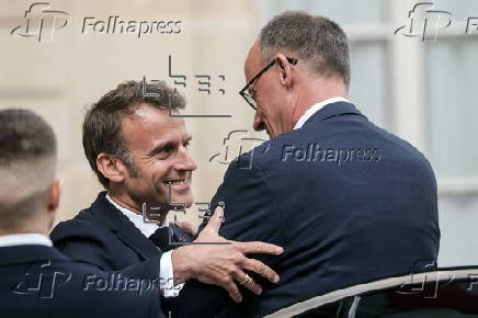 New German Chancellor Merz visits Paris