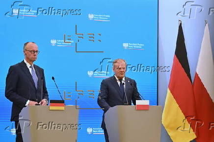 New German Chancelor Merz visits Warsaw