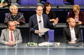 German parliament question session in Berlin