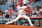 MLB: Miami Marlins at Los Angeles Angels