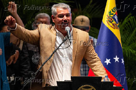 Luis Caldera is proclaimed as the new governor of Zulia state, in Maracaibo