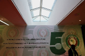 ECOWAS at 50: leaders from the Economic Community of West African States (ECOWAS) gather to celebrate in Lagos Nigeria