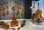 De Venezuela a Santander con un contrabajo para montar una “galería” de música