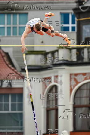 Pole Vaulting on the Pier in Sopot