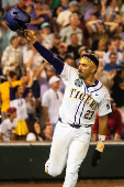 NCAA Baseball: College World Series-Arkansas v LSU