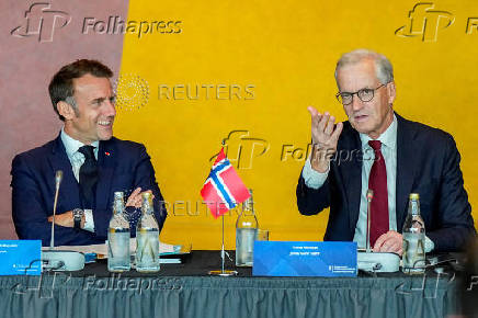 French President Emmanuel Macron's official visit to Oslo