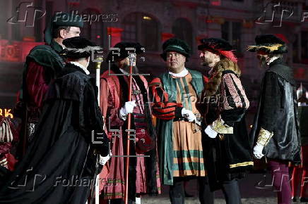 Procession of Ommegang in Brussels