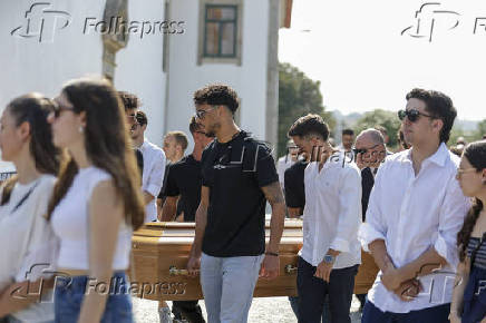 Funeral de Diogo Jota e irmão em Portugal