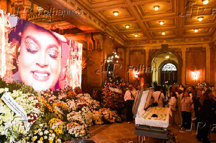 Velório da Preta Gil no Theatro Municipal