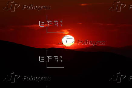 Sunset view over the Polish Tatra Mountains
