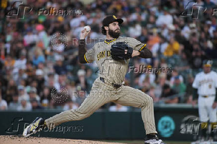 MLB: San Diego Padres at Athletics