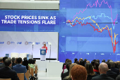IMF Managing Director Georgieva delivers remarks at the IMF headquarters in Washington, D.C.