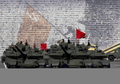 Rehearsals in St. Petersburg ahead of Russia's Victory Day parade