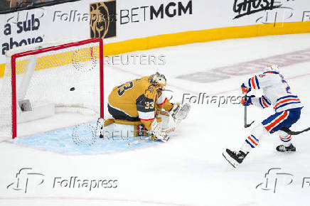 NHL: Stanley Cup Playoffs-Edmonton Oilers at Vegas Golden Knights