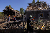 Aftermath of a Russian attack in Zaporizhzhia