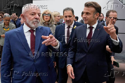 Brazil's President Luiz Inacio Lula da Silva visits France