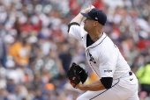 MLB: Cincinnati Reds at Detroit Tigers