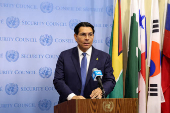 United Nations Security Council meeting about the conflict between Israel and Iran, in New York