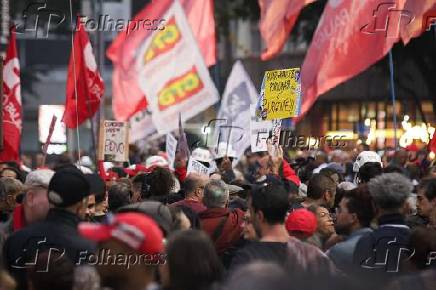 SAO PAULO, SP, 10.07.2025-ATO CONTRA O CENTRAO INIMIGO DO POVO