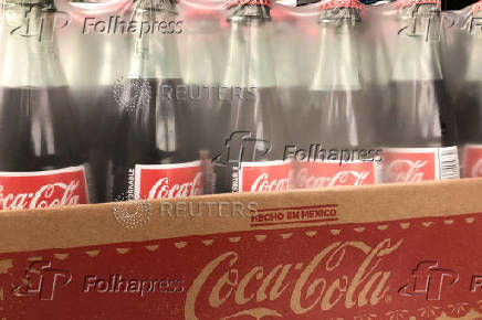 Coca-Cola Imported from Mexico is shown for sale at a market in Encinitas California