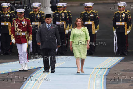 Peru's President Dina Boluarte visits Jakarta