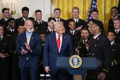 Donald Trump welcomes the Navy Midshipmen - Washington