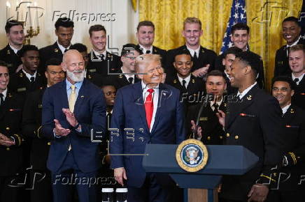 Donald Trump welcomes the Navy Midshipmen - Washington