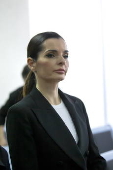 Gagauzia region governor Evghenia Gutul attends court hearing in Chisinau