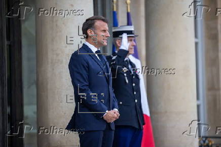 French President Macron meets European Commission's Von der Leyen in Paris