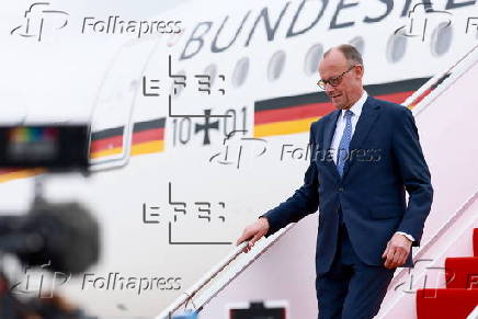 New German Chancellor Merz visits Paris