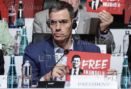 Spain's Prime Minister Sanchez attends Socialist International meeting in Istanbul