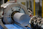 Magna Aluminum Profile's new facility is North America's fully-electric and automated aluminum extrusion line, in Salaberry de Valleyfield