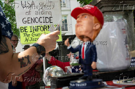 Daily Life in Washington D.C. as U.S. President Donald Trump Comteplates Military Action in Iran