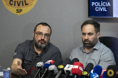 Coletiva de Imprensa sobre o assassinato do empresário em Interlagos