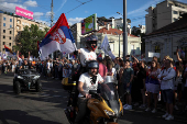 Anti-government protest in Belgrade