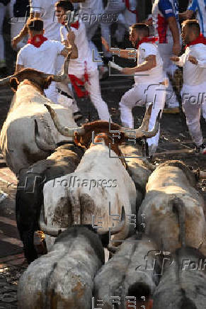Vuelven a Pamplona los toros de José Escolar para el sexto encierro de los Sanfermines