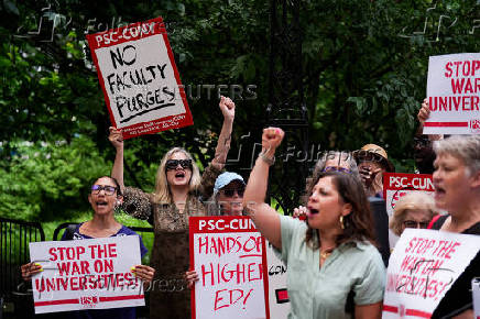 Teaching unions rally ahead of Congressional Committee testimony