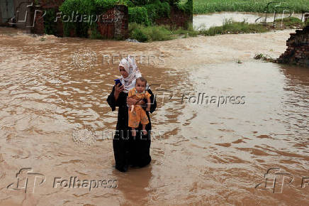 Water levels increase as monsoon rains hit Sialkot
