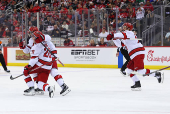 NHL: Stanley Cup Playoffs-Carolina Hurricanes at New Jersey Devils