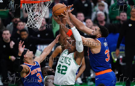 NBA: Playoffs-New York Knicks at Boston Celtics