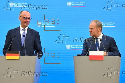New German Chancelor Merz visits Warsaw