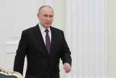 President Vladimir Putin meets Tajik Upper House Speaker Rustam Emomali