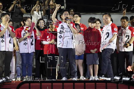 South Korean Presidential candidate Kim Moon-soo's election campaign in Seoul