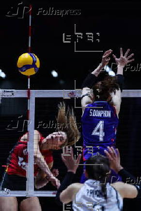FIVB Volleyball Women's Nations League - Belgium vs Thailand
