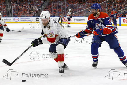NHL: Stanley Cup Final-Florida Panthers at Edmonton Oilers