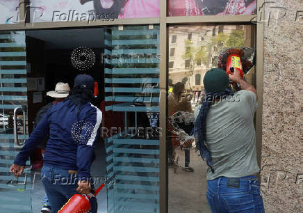 Protest of National Coordination of Education Workers (CNTE) in Mexico City