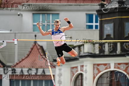 Pole Vaulting on the Pier in Sopot