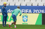 Entrenamiento de la selección brasileña