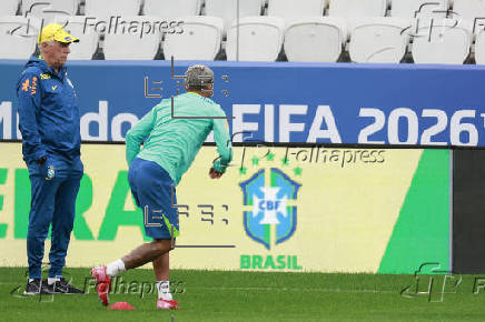 Entrenamiento de la selección brasileña